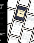 Abundance Journal Canva Template | 42 Pages Editable | Manifestation & Mindset Workbook PLR + MRR | Digital Law of Attraction PDF