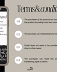 50 Dark Aesthetic Instagram Carousel Templates Canva | PLR + MRR Included | Editable Social Media Templates for IG Coaches + Brands