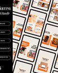 Etsy Digital Shop Starter Bundle | 10 PLR & MRR Digital Products – Banners, Mockups, eBooks, Templates | Canva Editable