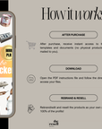 400+ Boss Babe Carousel Digital Stickers Canva Templates | Glam Rich Boss Babe Social Media PNGs | PLR MRR for Instagram Carousels & TikTok