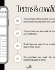 Etsy Shop Digital Printable Planner Canva Template | 43 Page Minimal Neutral Aesthetics PLR MRR | Digital Etsy Business Organizer for Sellers