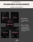 Instagram Growth for Online Businesses eBook | Written by Creator of The Catalyst Collective | Master Resell Rights (MRR)| PLR | Canva Editable eBook