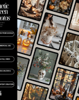 80 Aesthetic Halloween Stock Photo Bundle | Spooky PNG Images | PLR + MRR | Commercial Use | Google Drive Download | Dark Fall Content Kit