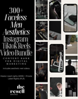 300 Men Faceless Aesthetic Instagram/TikTok Reel Videos Content Bank | High Quality Faceless Videos | MRR