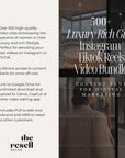 500+ Luxury Rich Girls Instagram/TikTok Reel Videos Content Bank | Aesthetic High Quality Videos | MRR - theResellBrand