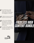 300 Men Faceless Aesthetic Instagram/TikTok Reel Videos Content Bank | High Quality Faceless Videos | MRR