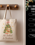 All Booked for Christmas PNG 300 dpi | Book Lover Holiday Sublimation Design | Cozy Reading Xmas Shirt Clipart | POD & Commercial Use