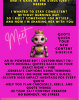 Quote Queen Bot - Personal AI Assistant for Quotes | ChatGPT AI Bot for Digital Marketers & Quotes Theme Pages