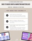 Back to Basics Digital Marketing Masterclass 3.5 Hour Video Course | 25+ Modules | Viral IG 101 Course | Digital Marketing Course with PLR & MRR - theResellBrand