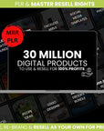 Mega 30 Million + PLR/MRR Digital Products Bundle