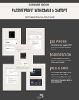 Passive Profit with Canva + ChatGPT | Done For You eBbook | PLR | MRR Resell Rights | Digital Marketing Product Guide - theResellBrand