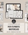 Path to Profits Masterclass | 2.5 Hours Video Audio Course | Viral IG 101 Mini Digital Marketing Course PLR & MRR - theResellBrand