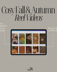 412 Cosy Fall, Autumn & Halloween Reels Video Bundle | Canva MP4 1080 x 1920 | IG Tiktok Social Media Content Bank | PLR MRR Commercial Use