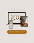 Simply Passive | Digital Marketing Course with 100% Master Resell Rights (MRR) | How to Make Passive Income By Selling Digital Products Online - theResellBrand