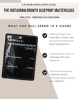 The Instagram Growth Blueprint Masterclass 3 Hour Video Course | 25 Modules, 99 Videos | Viral IG 101 Course | Digital Marketing Course with PLR & MRR - theResellBrand