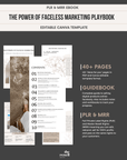 The Power of Faceless Marketing Playbook | MRR & PLR | 40+ Pages Digital Marketing Guide | How to Sell Digital Products Online | Canva Editable eBook - theResellBrand