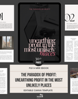 The Paradox of Profit: Unearthing Profit in the Most Unlikely Places | 30+ Pages Digital Marketing eBook| Master Resell Rights (MRR)| PLR | Canva Editable eBook