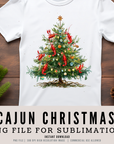 Cajun Christmas PNG 300DPI | Southern Holiday Sublimation Design | Louisiana Christmas Clipart | Summer Christmas | POD & Commercial Use