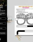 New Years Kids Crafts & Games Bundle Printable | NYE Activities for Kids | Handprint Crafts, Coloring Pages | 2026 New Year | PDF and Canva