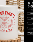 Galentine’s Social Club 2 300 DPI PNG Files Set | Valentine Friends Sublimation Design | Girls Night Shirt Art | POD & Commercial Use