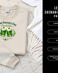 Let the Shenanigans Begin 300 dpi PNG | St Patrick’s Day Shirt | Irish Beer Design | Retro Vintage Sublimation Clipart