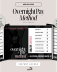 Overnight Pay Method eBook with MRR - Digital Download for Passive Income, Resell Rights, Online Business Guide, Instant Download