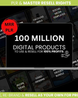 Mega 100 Million (100M) + PLR/MRR Digital Products Bundle