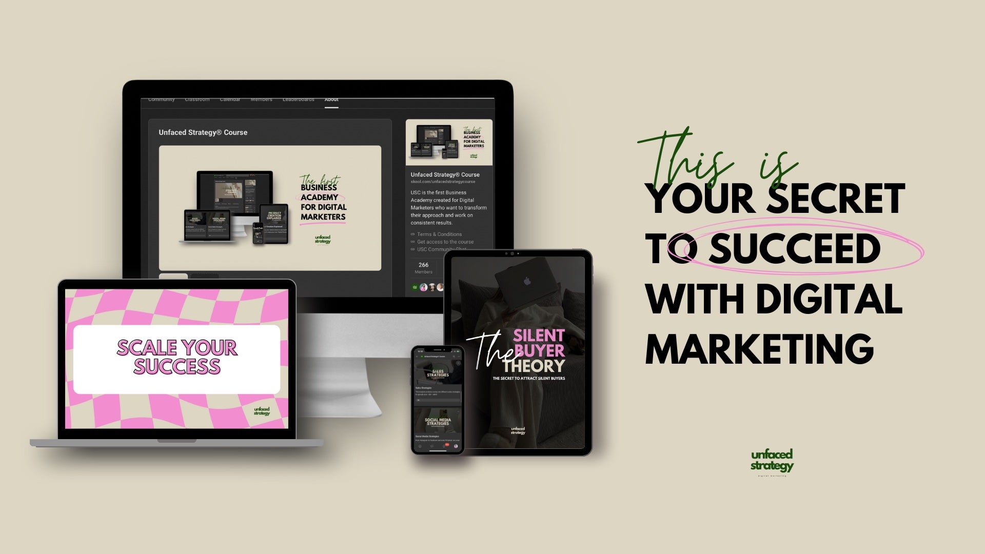 Unfaced Strategy Course USC | Business Academy for Digital Marketers | How to Make Money Online with Digital Marketing &amp; Digital Products