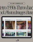 60+ Retro 1990s Aesthetic Stock Photos | PNG Download via Google Drive | PLR + MRR | Commercial Use | 90s Vintage Throwback Photo Pack